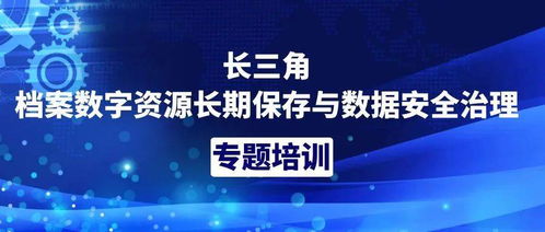 長(zhǎng)三角檔案數(shù)字資源長(zhǎng)期保存與數(shù)據(jù)安全治理專(zhuān)題培訓(xùn)內(nèi)容搶鮮看 數(shù)字技術(shù)創(chuàng)新路徑解析